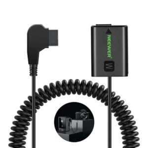 NEEWER D Tap to NP-FW50 Dummy Battery with Cable for V Mount Battery