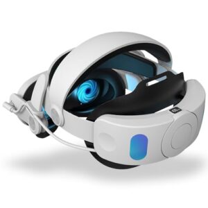 ARCELI Quest 3 Head Strap with Battery -6000mAh Adjustable Quest 3 Battery Strap with One-click Release Button & Digital Display