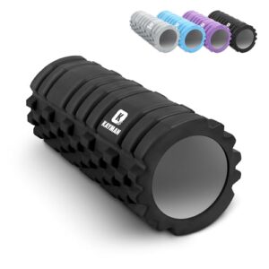 Kayman Massage Roller - Portable Deep Tissue Muscle Relief & Sports Recovery Tool with High Density Foam for Back Pain Relief