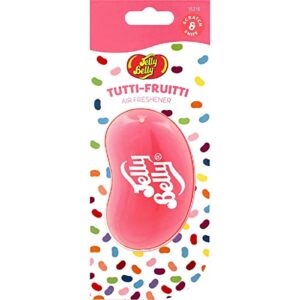 Jelly Belly Car Air Freshener - Tutti Fruitti 3D Hanging Freshener. Car Scent Lasts Up To 30 Days