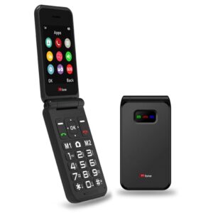 TTfone TT760 Flip 4G Big Button Mobile Phone for the Elderly with Emergency Assistance button Unlocked Basic Mobile Phone (Black