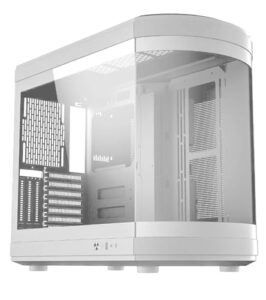 iONZ KZ-T22 Full ATX PC Gaming Case with Panoramic Tempered Glass Dual Chamber