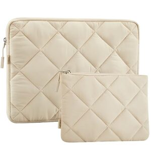 LANDICI Puffy Laptop Sleeve Case 14 15 Inch Compatible with MacBook Pro 14/15