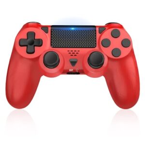 Gamrombo Controller for Ps4 Wireless Gamepad Compatible for Ps4 Pro/Slim/PC with Dual Vibration/Turbo/3.5mm Audio Jack/Wake Up/Touch Pad/Flexible Buttons