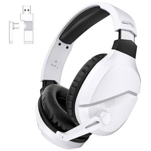 WolfLawS Wireless Gaming Headset with Noise Canceling Microphone for PS5
