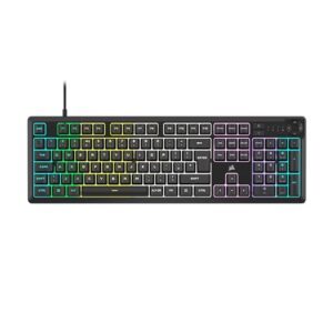 Corsair K55 CORE RGB Membrane Wired Gaming Keyboard – Quiet