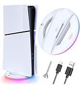 6 Ports USB Hub for PS5 Slim Disc & Digital New Console, High-Speed Extra USB Port Extender for P...
