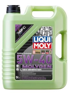 WOL Liqui-Moly 5W40 Engine Oil Molygen New Generation 8536 Synthese Technology ACEA A3 / B4 Car Oil (5L)