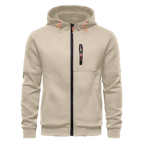 CTU Men's Hoodies Zip Up Long Sleeve Fleece Sweatshirts Hoodies for Men S-3XL