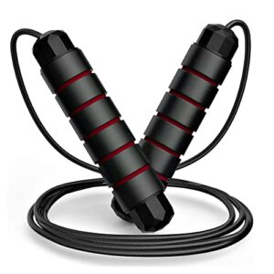 Skipping Rope - Jumping Rope Adjustable For Men Women Kids - Jump Rope For Exercise Fat burning Workout Home or Gym personal Training Rope