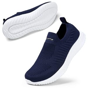 STQ Womens Slip On Trainers with Memory Foam Ladies Casual Shoes