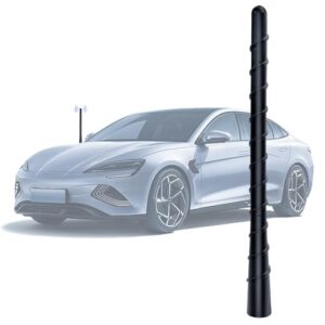 AEDIKO Car Antenna Universal Car Roof Aerial Car Radio Rod Antenna Short 7 INCH Vehicle Rubber Antenna Mast Car Truck Antenna Replaceme