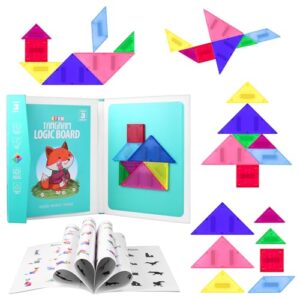 LeagoEra Magnetic Travel Tangram Puzzles for Toddlers