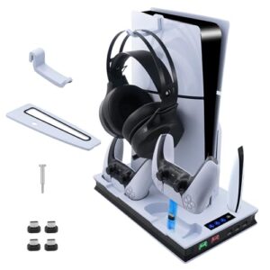 Mcbazel Cooling Charger Stand for PS5/PS5 Slim