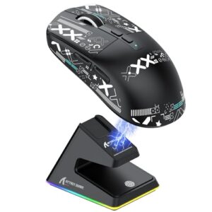 ATTACK SHARK X6 49g SUPERLIGHT Mouse with Magnetic Charging Dock