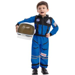 Spooktacular Creations Blue Astronaut Costume with Helmet for Kids