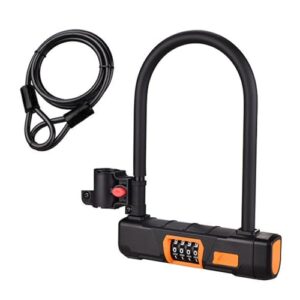 Combo Bike U Lock with Cable