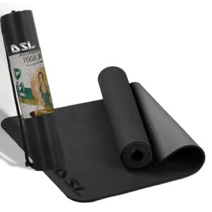 Yoga Mat – DSL Premium TPE Pilates Mats – 183x61x0.6cm Eco Friendly Non Slip Yoga Mat – Exercise Mat for Home – Gym Mats for Home – Thick Yoga Mats for Women and Me