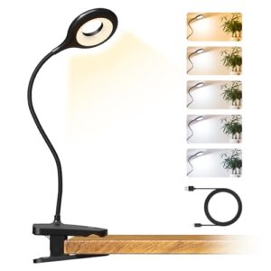 CUHIOY Clip On Reading Light for Beds 25 Settings LED Reading Lights