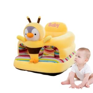 Baby Support Sofa Chair | Animal Shaped Cushion Seat for Learning to Sit | Cuddly Plush Floor Seats | Sit Me Up Baby Seat 6 Months Baby Toys - Toddler Sit Up Chair for Children Kids Birthday Gif