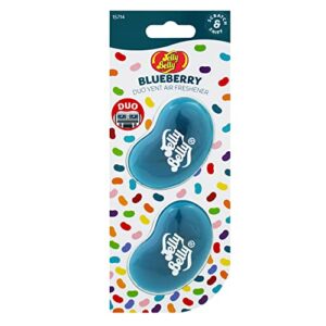 Jelly Belly Car Air Freshener - Blueberry 3D Duo Mini Vent. Car Scent Lasts Up To 30 Days