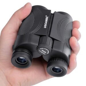 USCAMEL 12x25 Compact Binoculars for Adults＆Kids High Power with 16.5mm Large Eyepieces