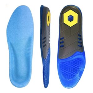 Goofort Gel Insoles Women Men Luxury Work Boots Insoles Arch Support Orthotic Sports Insoles Plantar Fasciitis Heavy Duty Orthopedic Anti-Fatigue Flat Feet Heel Pain Relief 3D-Xpain™-Pro Shoe Inserts