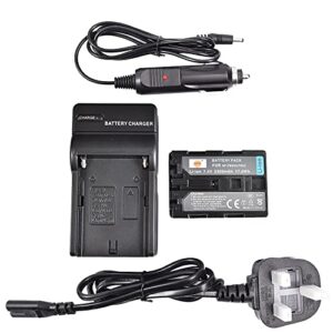 DSTE NP-FM50 Rechargeable Li-ion Battery + Charger DC01U for Sony NP-FM30