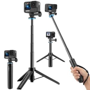 Vkesen Mini Tripod Stand with Extension Pole for GoPro