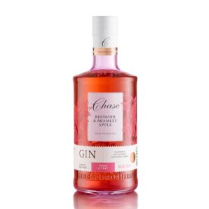 Chase Rhubarb & Bramley Apple Gin | 40% vol | 70cl | Classic Gin Botanicals with Flavours of Rhubarb | Apples & Juniper | Crisp & Zingy Flavoured Gin | Recommended with Tonic