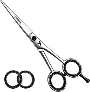 CANDURE Hairdressing Barber Hair Scissor for Professional Hairdressers Barbers Stainless Steel Hair Cutting Shears - For Salon Barbers