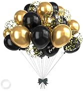 Hot Pink Balloons, 30 pcs Hot Pink Matte Pink White Birthday Balloons with Confetti Balloons, Hot...