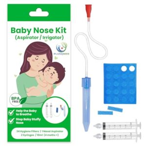 PLUSQMED 2Pcs / 10ml Baby Nasal Irrigator
