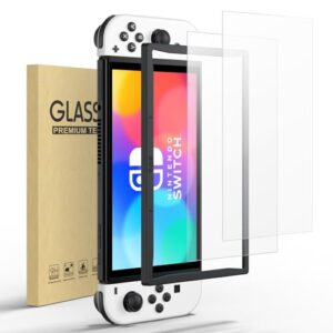 JSAUX 2-Pack Screen Protector Designed for Nintendo Switch OLED 2021