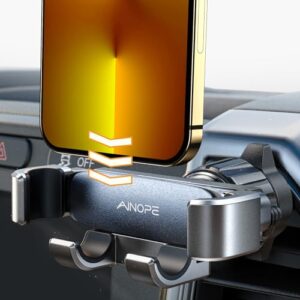AINOPE Car Phone Holder for Cars 2024 Upgrade Gravity Mobile Phone Holder for Car with Newest Air Vent Clip Auto Lock Car Phone Mount Fits for Iphone Car Holder Iphone 15 Pro Max 14 13 12 & All Phones