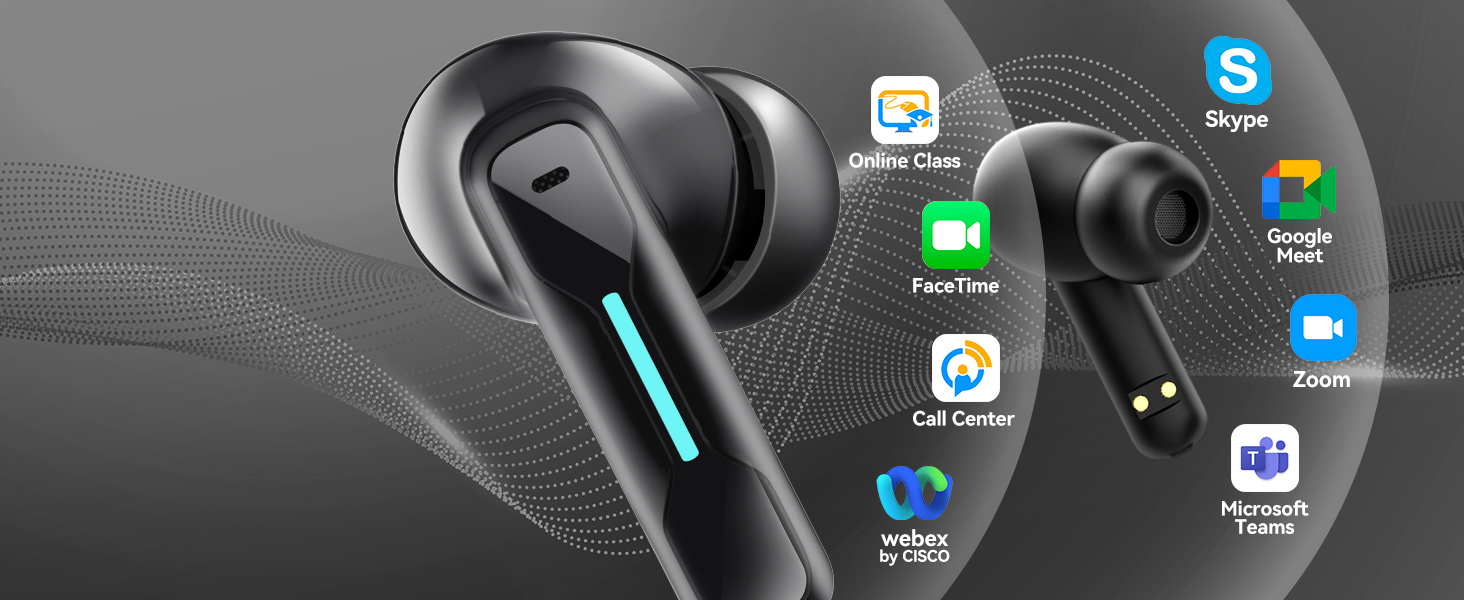 work headset for computer and laptops pc with mic zoom skype google meet Microsoft teams call center