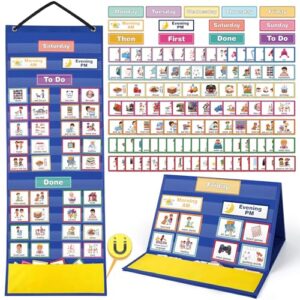 Visual Timetable 132 PECS Cards Weekly Behaviour Charts for Children