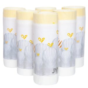 JYYD Bin Liners10L -15 Litre Plastic Trash Bags with Tie Tape Drawstring Handles Bin Bags Liners Garbage Bags (10-15L(75pcs))