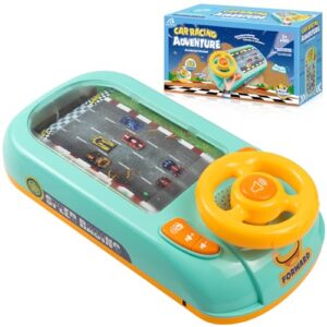 Beacron Musical Steering Wheel Toys for Kids 4-6