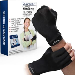 Dr. Arthritis Arthritis Copper Compression Gloves for Women and Men