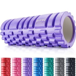 Core Balance Foam Roller for Deep Tissue Muscle Massage