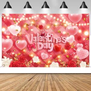 Auliuse Valentine's Day Backdrop Banner