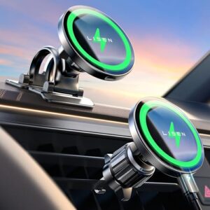 LISEN for Magsafe Car Mount Wireless Car Charger for iPhone Holder