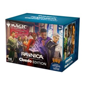 Magic: The Gathering Ravnica: Cluedo Edition - 3-4 Player Murder Mystery Card Game (Includes 8 Ready-to-Play Boosters