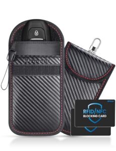 2 Pack Faraday Pouch for Car Keys