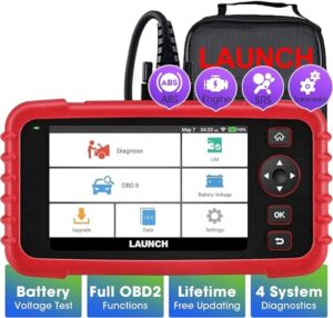 LAUNCH CRP123X OBD2 Scanner for Engine Transmission ABS SRS Diagnostics with SAS Calibration/Throttle Reset/Oil Reset
