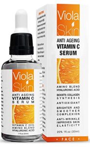 Vitamin C Serum For Face with Hyaluronic Acid Serum - Anti Ageing & Anti Wrinkle Serum - Customers Call It A Face Lift without the needles! This Vitamin C Serum Will Plump