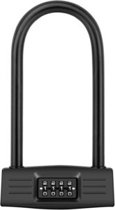 U Lock for Bicycles 4 Digit Combination Password Bicycle Lock