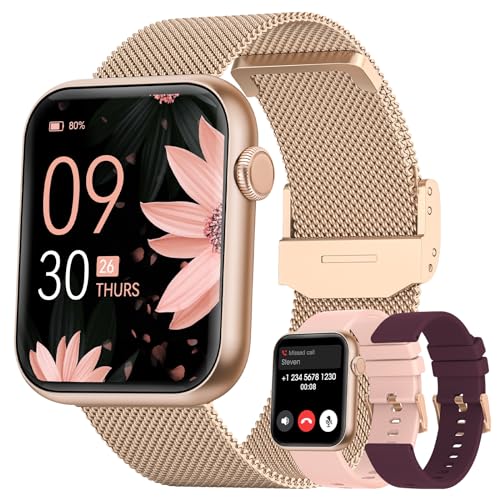 AKUMAKA Smart Watch for Women Answer/Make Calls