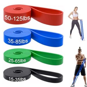 Resistance Bands（4 Pieces）Pull Up Bands Gym Bands